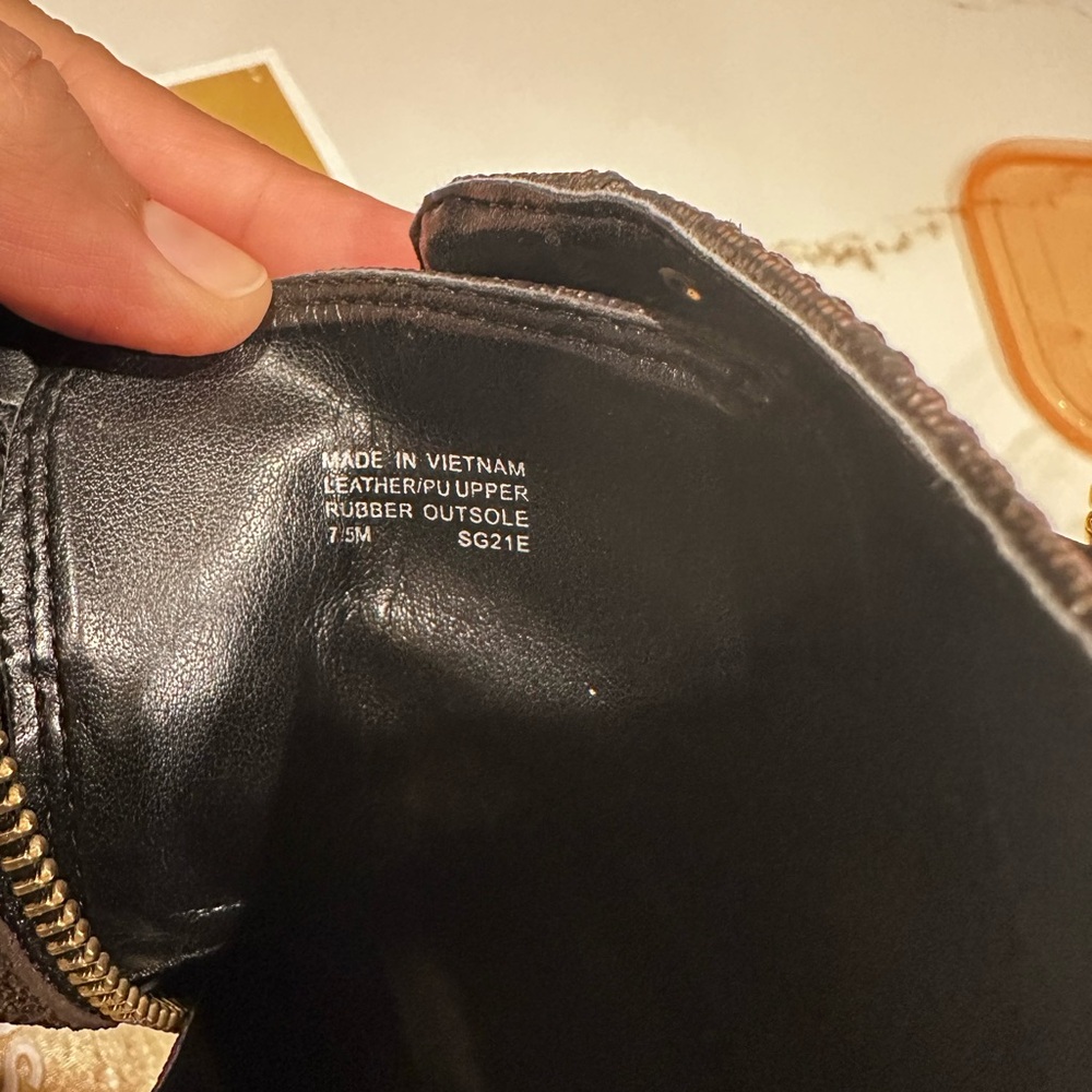Michael Kors Tan Lace-Up Bootie - Picture 8 of 8